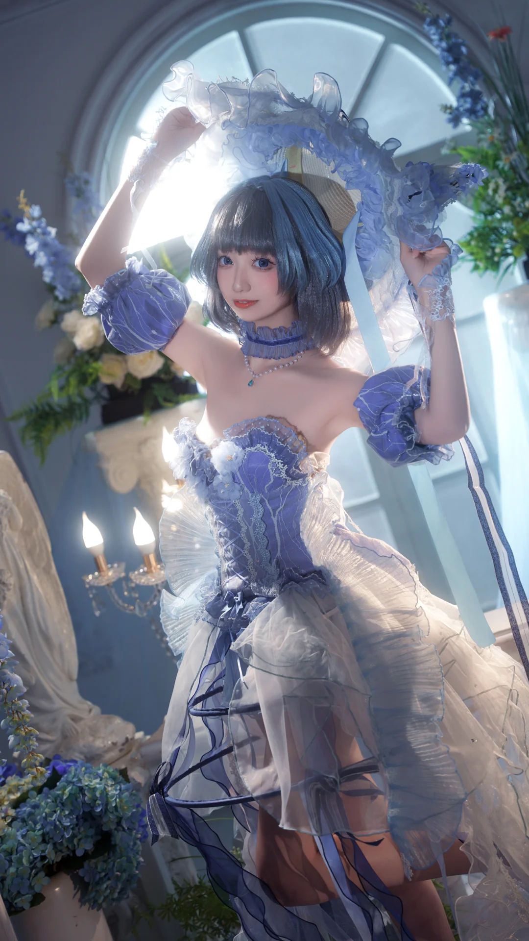 2次元少女, アズールレーン, コスプレ撮影, アズールレーン チェシャー コスプレ, 幻想的な写真 - 8枚目