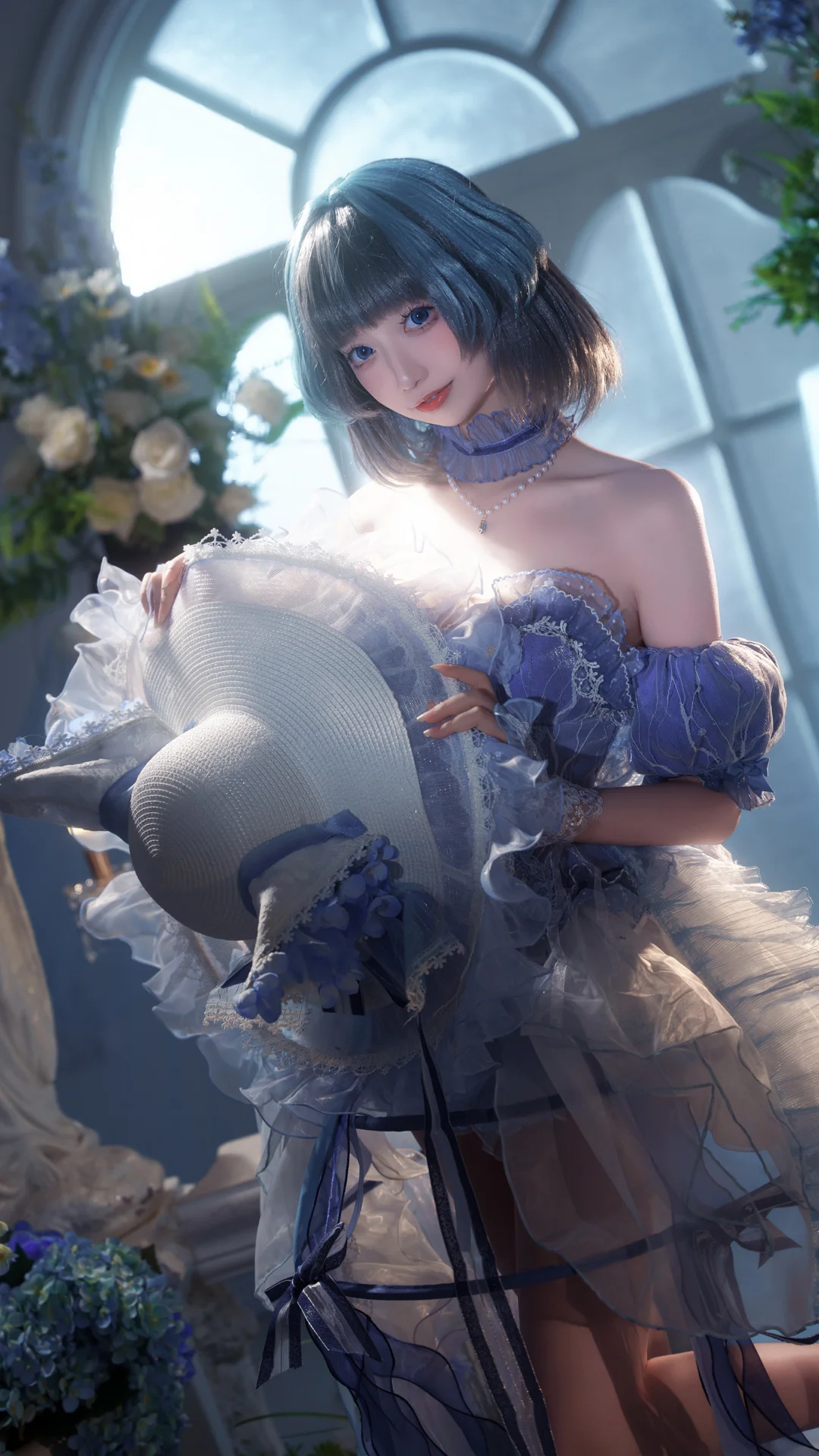 2次元少女, アズールレーン, コスプレ撮影, アズールレーン チェシャー コスプレ, 幻想的な写真 - 9枚目