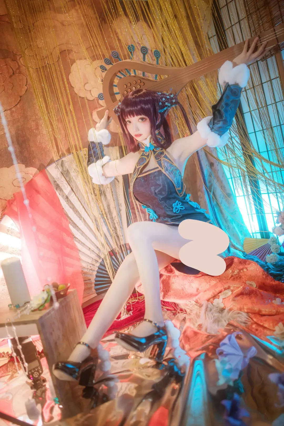 Fate/Grand Order, 古风cosplay, 白丝, 杨玉环cos, 国风摄影 - 第2张