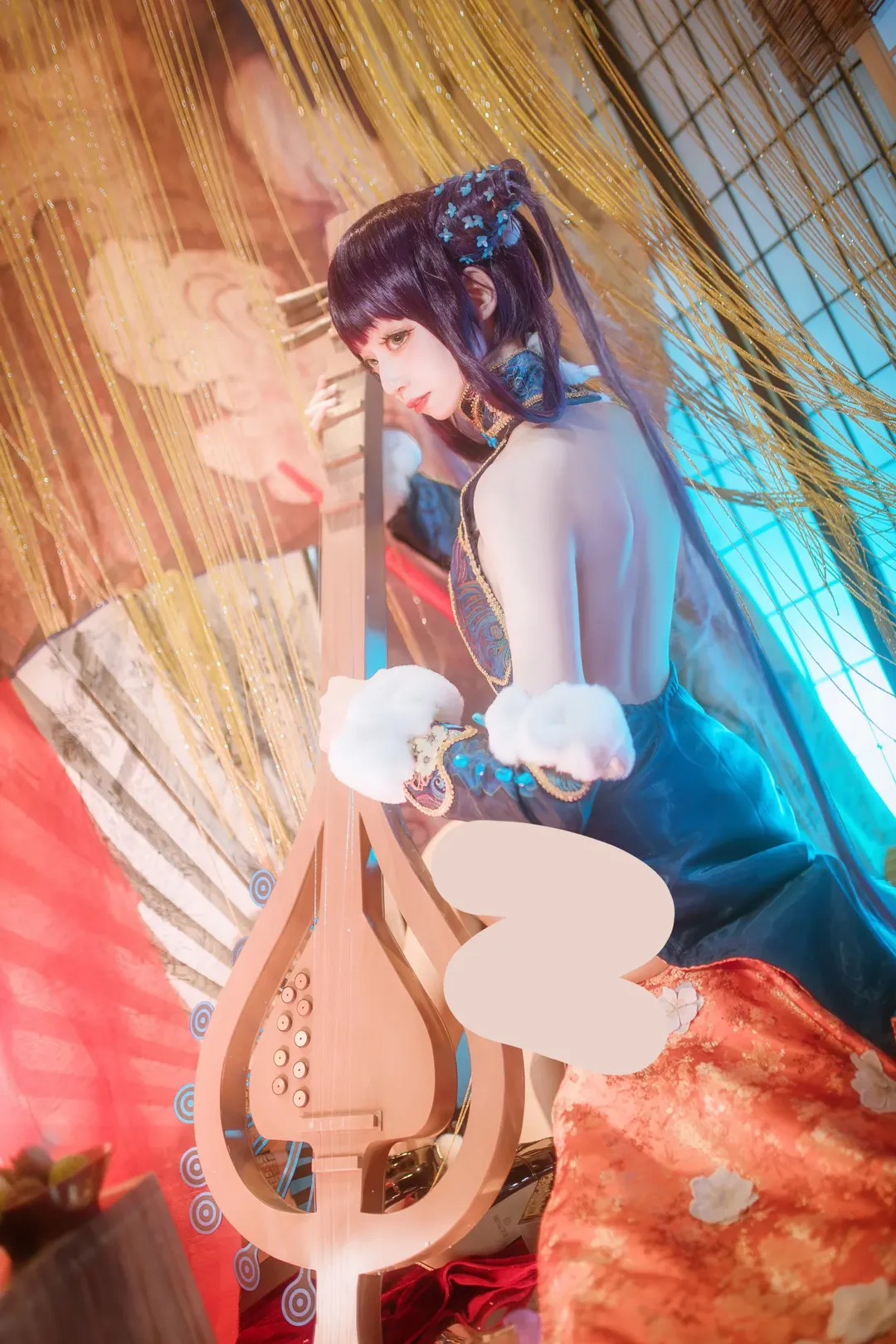 Fate/Grand Order, 古风cosplay, 白丝, 杨玉环cos, 国风摄影 - 第4张