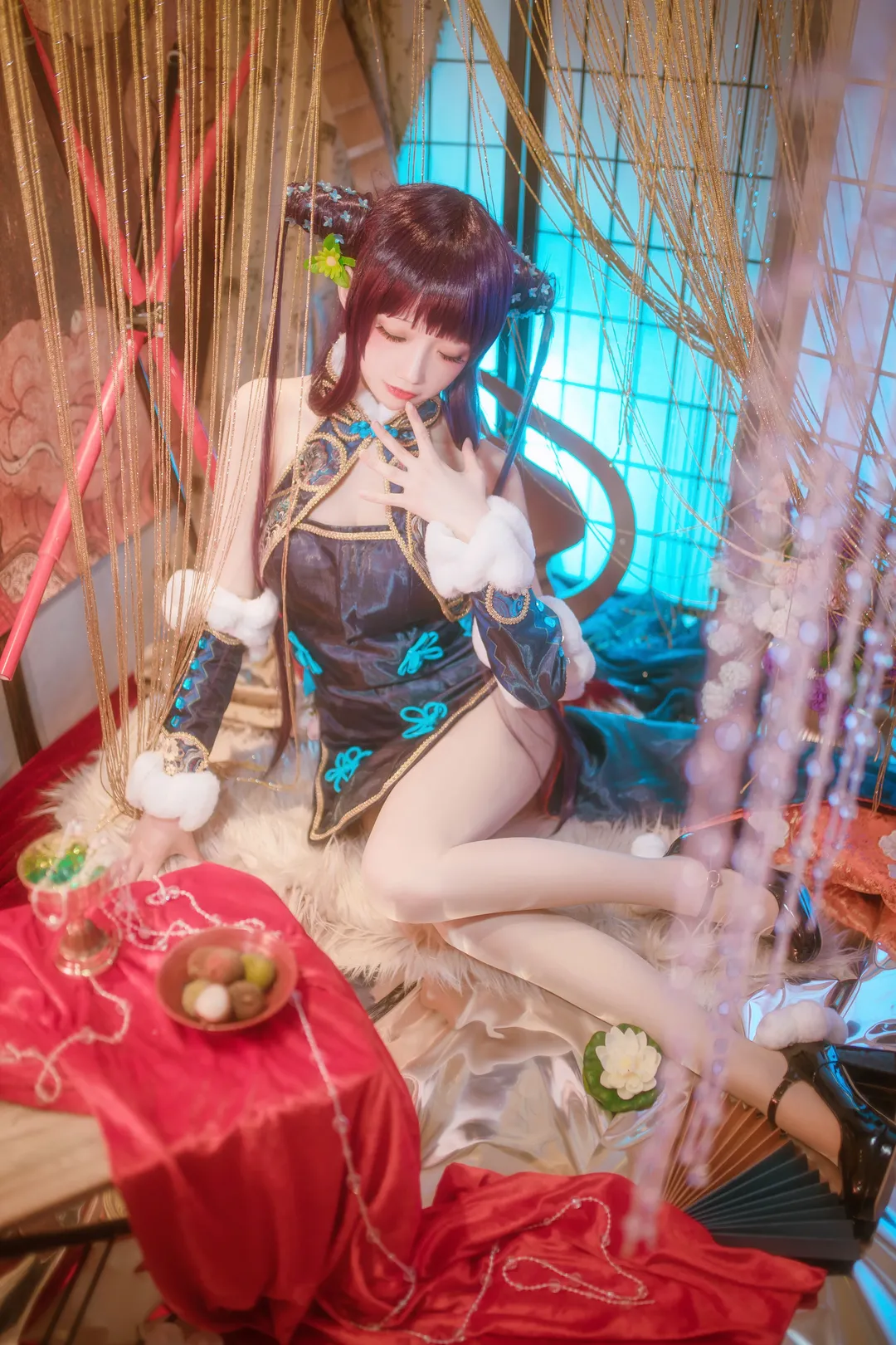 Fate/Grand Order, 古风cosplay, 白丝, 杨玉环cos, 国风摄影