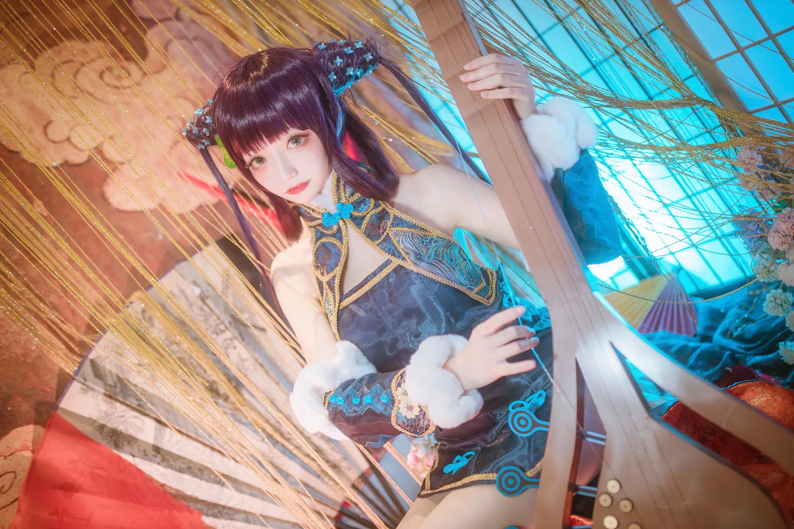 Fate/Grand Order, 古风cosplay, 白丝, 杨玉环cos, 国风摄影 - 第6张