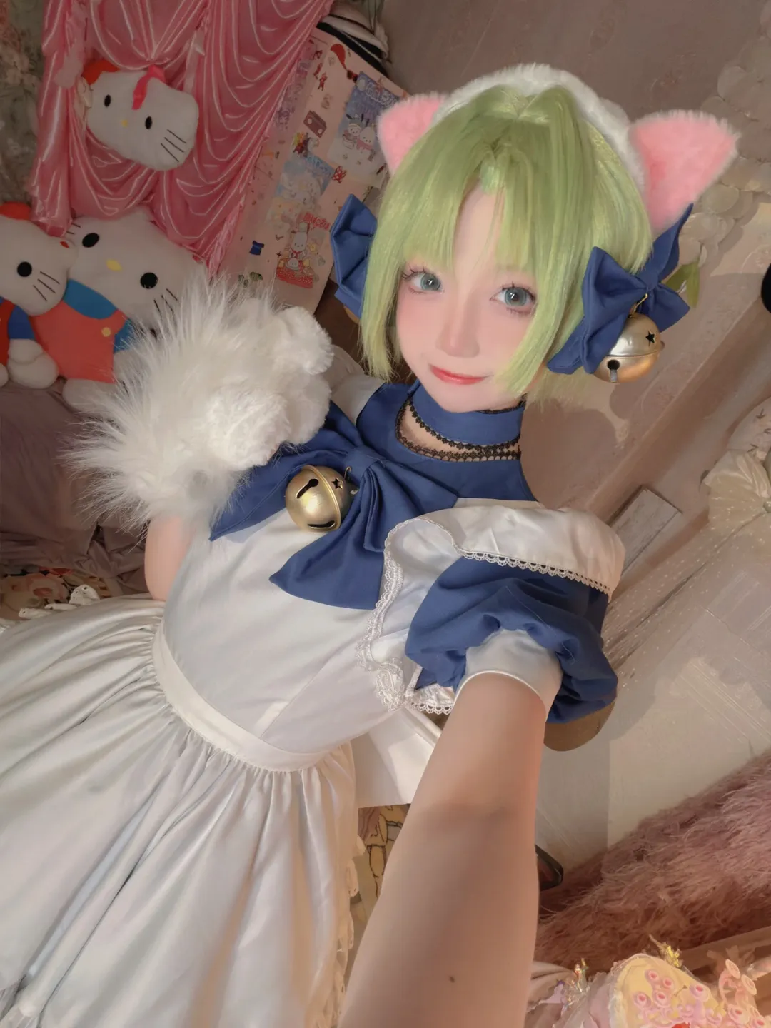 メイド服コスプレ, もふもふの獣耳, 懐かしの二次元, デ・ジ・キャラットコスプレ, デ・ジ・キャラット / ショコラ - 1枚目