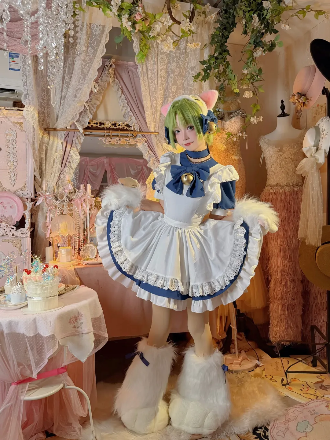 メイド服コスプレ, もふもふの獣耳, 懐かしの二次元, デ・ジ・キャラットコスプレ, デ・ジ・キャラット / ショコラ