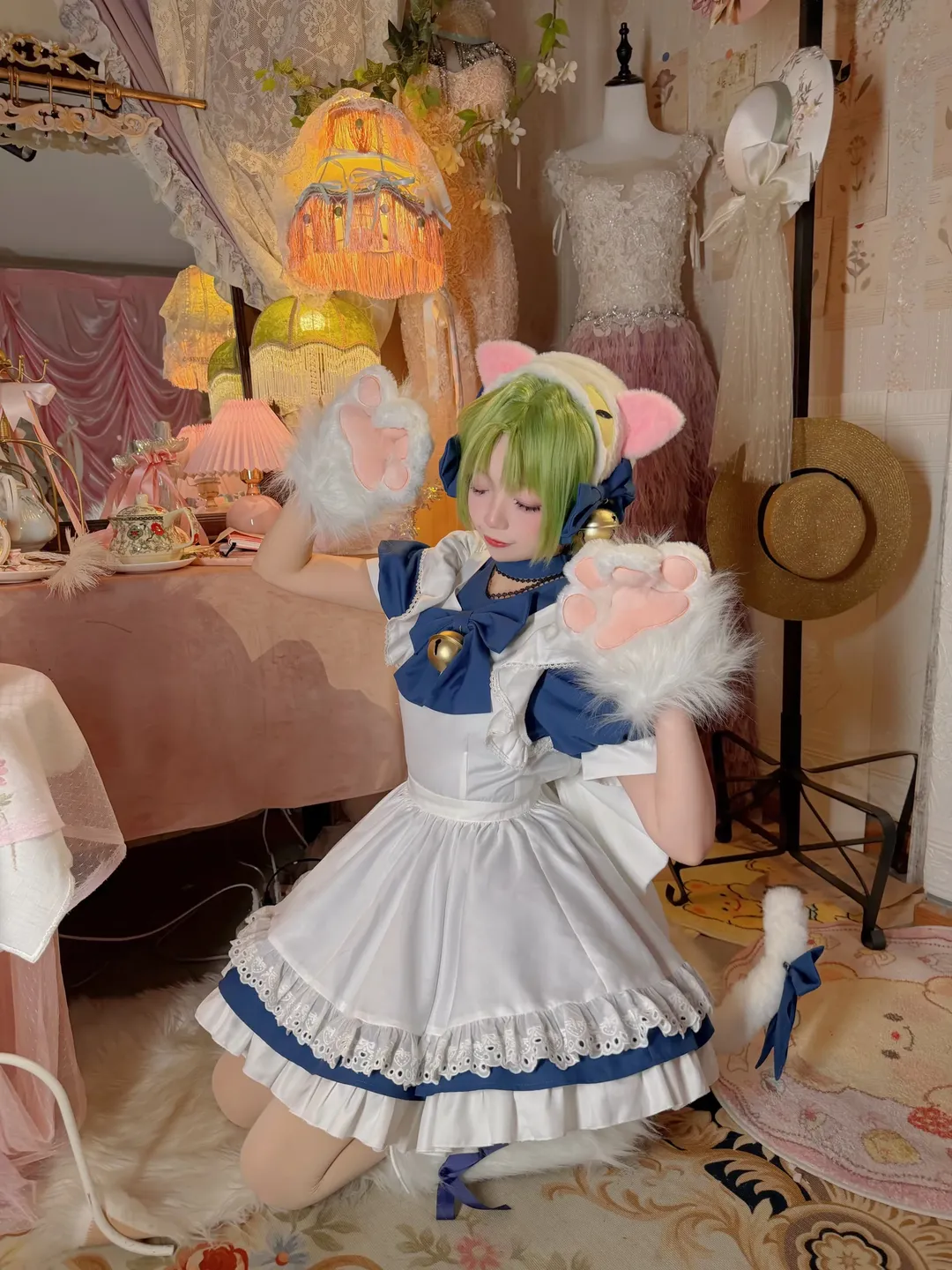 メイド服コスプレ, もふもふの獣耳, 懐かしの二次元, デ・ジ・キャラットコスプレ, デ・ジ・キャラット / ショコラ - 4枚目