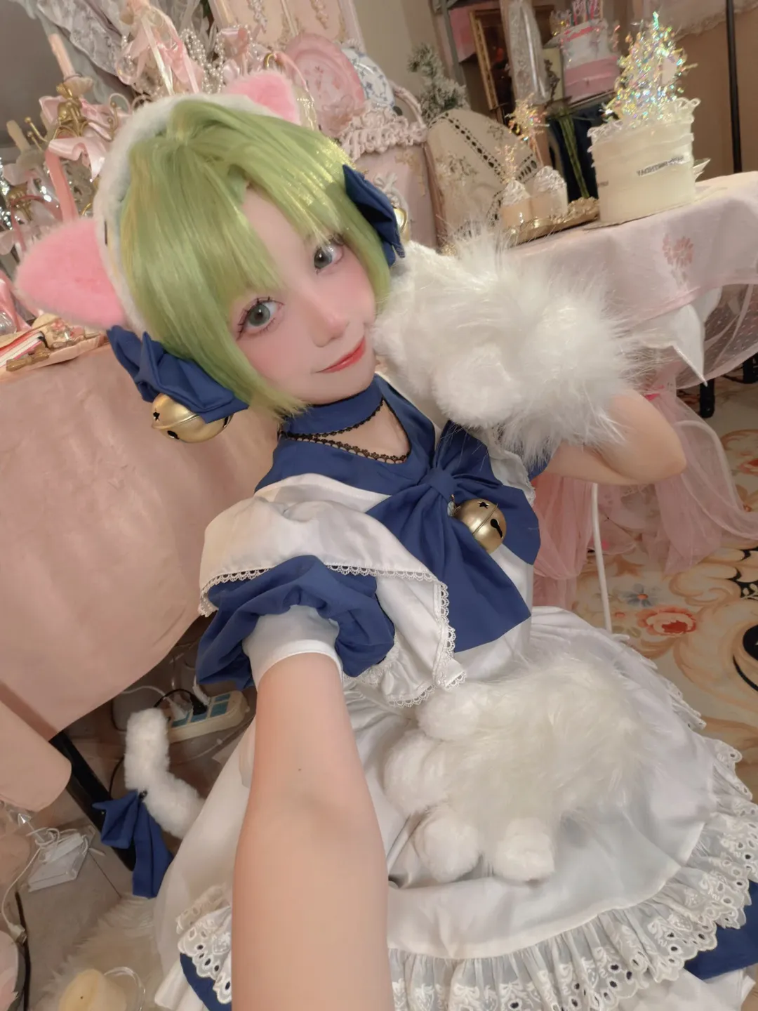 メイド服コスプレ, もふもふの獣耳, 懐かしの二次元, デ・ジ・キャラットコスプレ, デ・ジ・キャラット / ショコラ - 5枚目