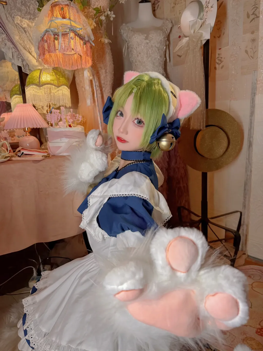 メイド服コスプレ, もふもふの獣耳, 懐かしの二次元, デ・ジ・キャラットコスプレ, デ・ジ・キャラット / ショコラ - 6枚目