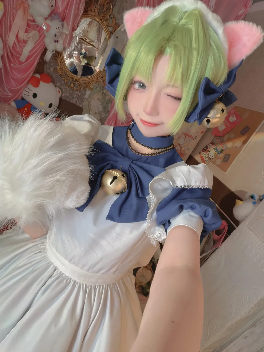 メイド服コスプレ, もふもふの獣耳, 懐かしの二次元, デ・ジ・キャラットコスプレ, デ・ジ・キャラット / ショコラ - 8枚目