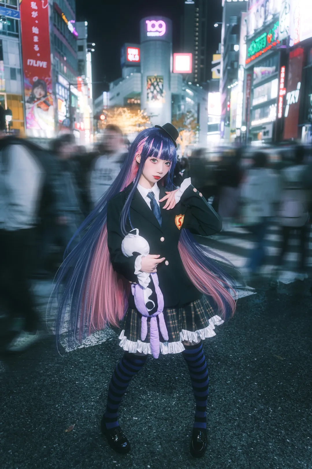 手工道具, 吊带袜天使, Stockingcos, 街拍Cosplay, 日系夜景 - 第2张