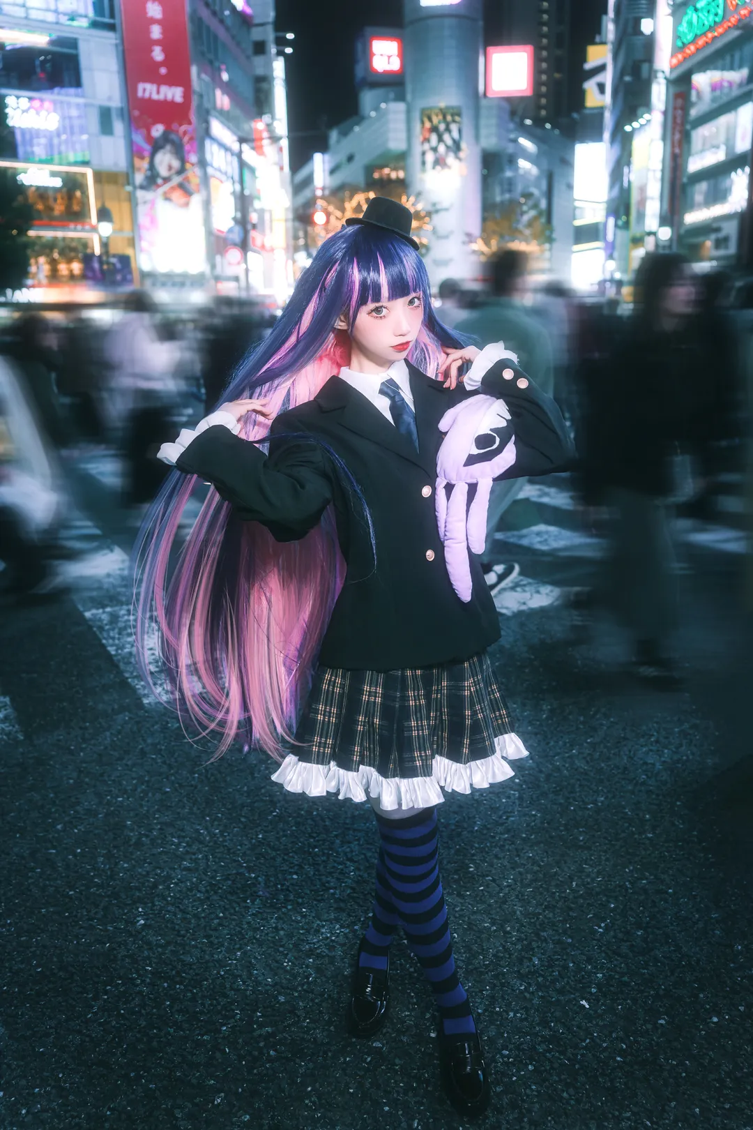 手工道具, 吊带袜天使, Stockingcos, 街拍Cosplay, 日系夜景 - 第4张