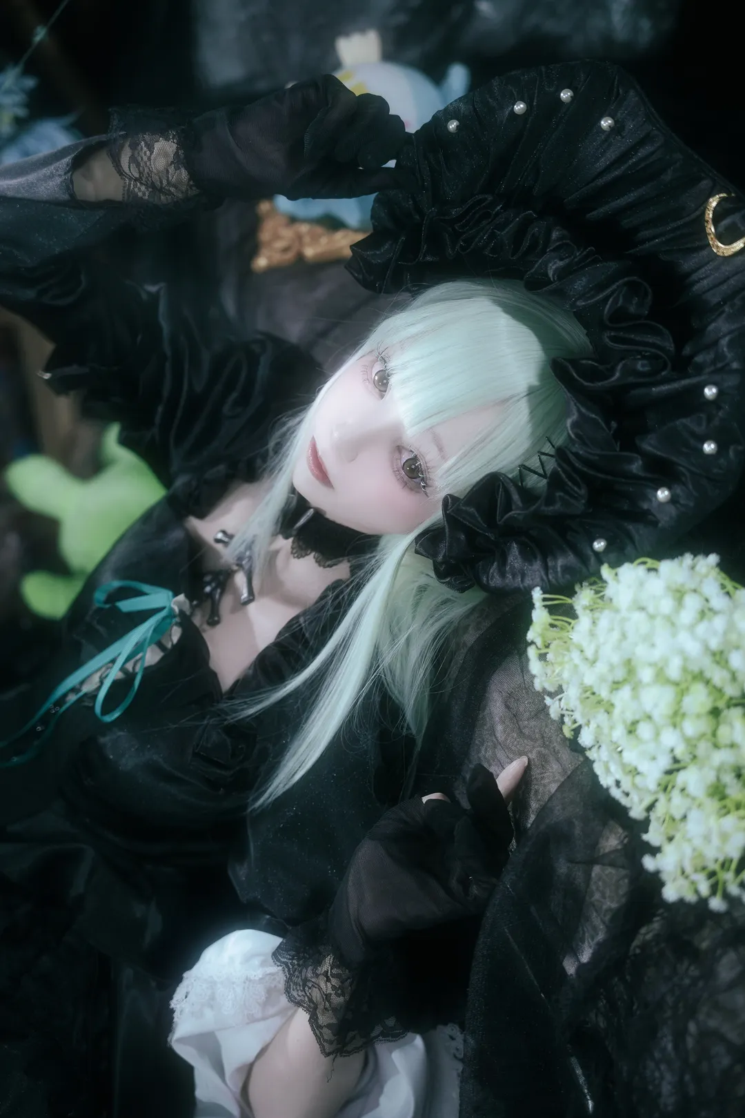 Ave Mujica, Arknights, Wakaba Mutsumi cosplay, Marionette Id, Dark gothic style cosplay - Image 1