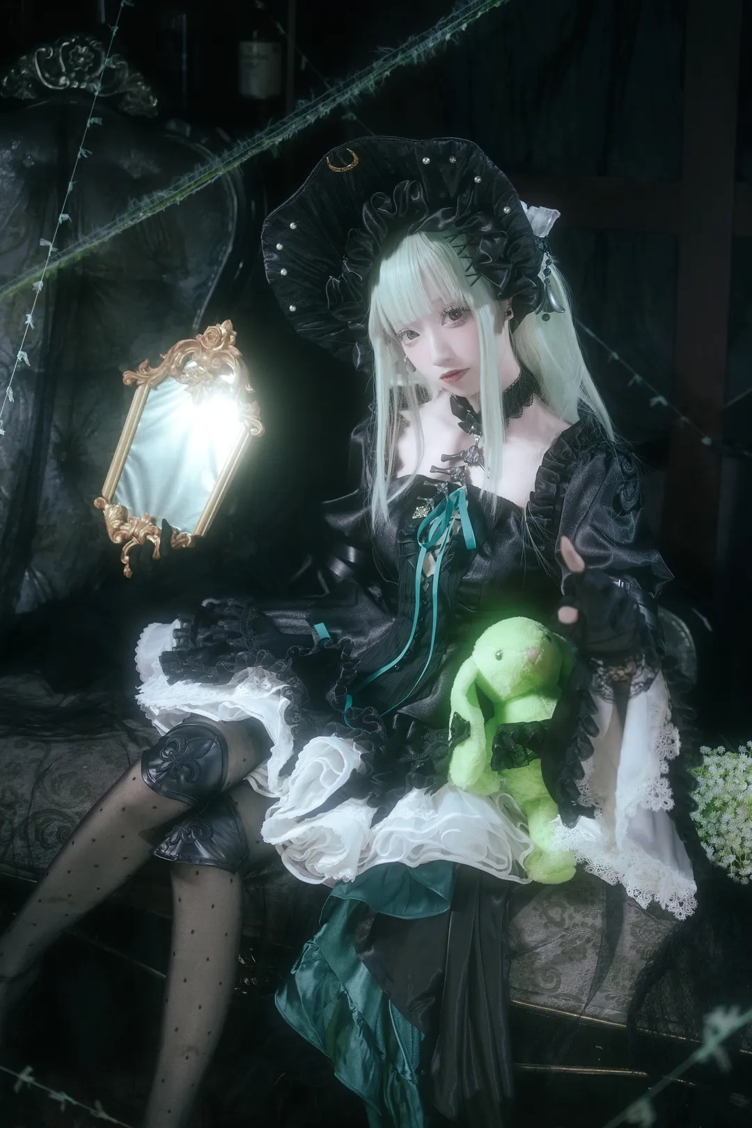 Ave Mujica, Arknights, Wakaba Mutsumi cosplay, Marionette Id, Dark gothic style cosplay - Image 10