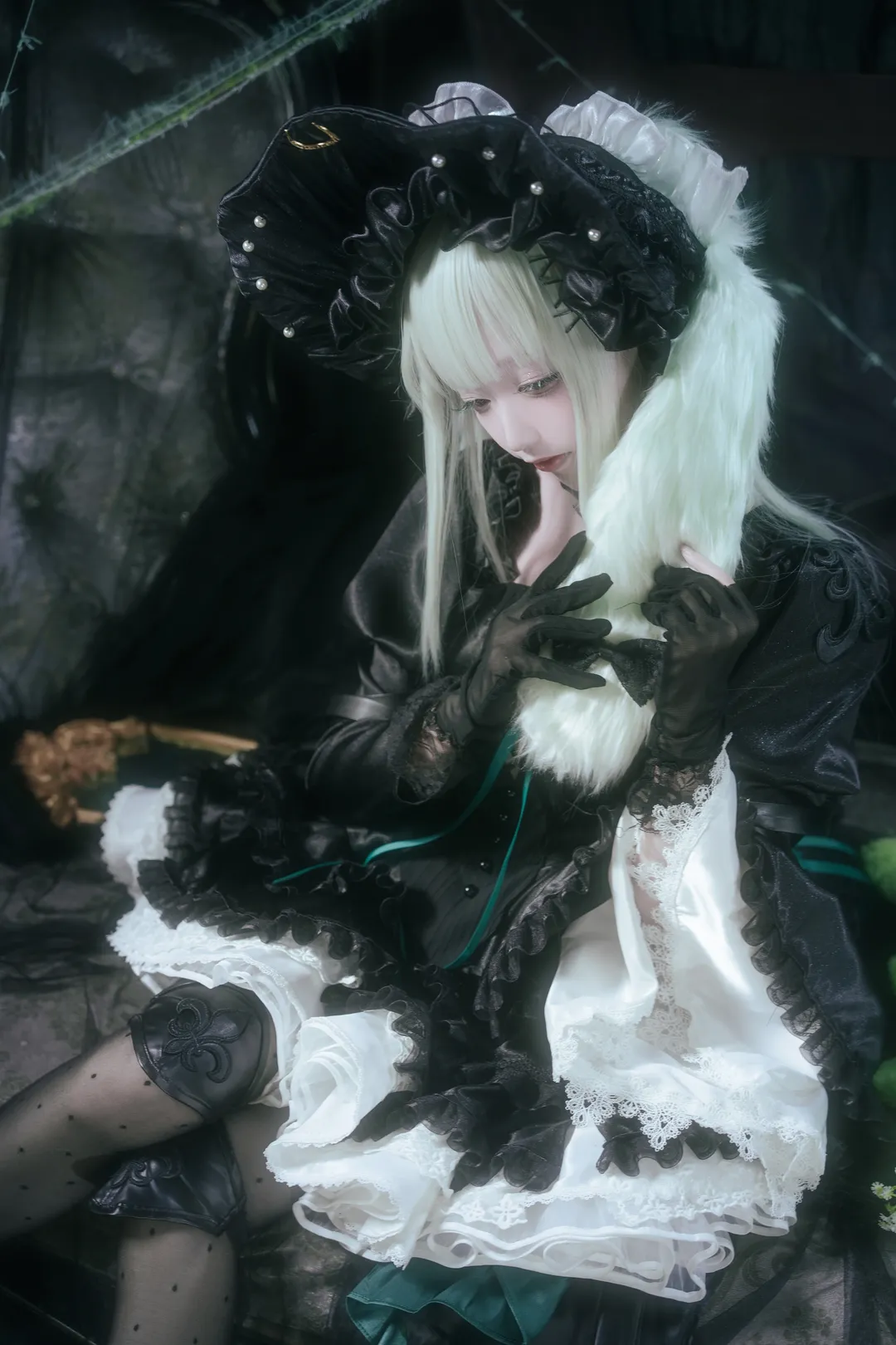 Ave Mujica, Arknights, Wakaba Mutsumi cosplay, Marionette Id, Dark gothic style cosplay - Image 3