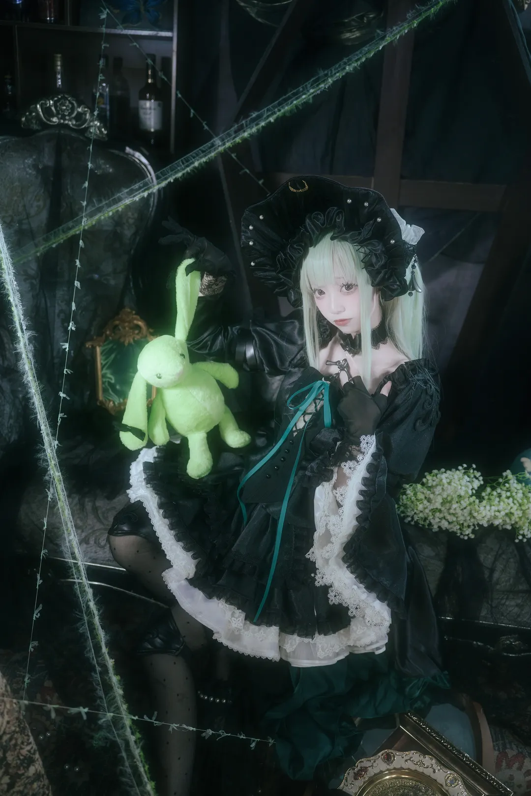 Ave Mujica, Arknights, Wakaba Mutsumi cosplay, Marionette Id, Dark gothic style cosplay - Image 9