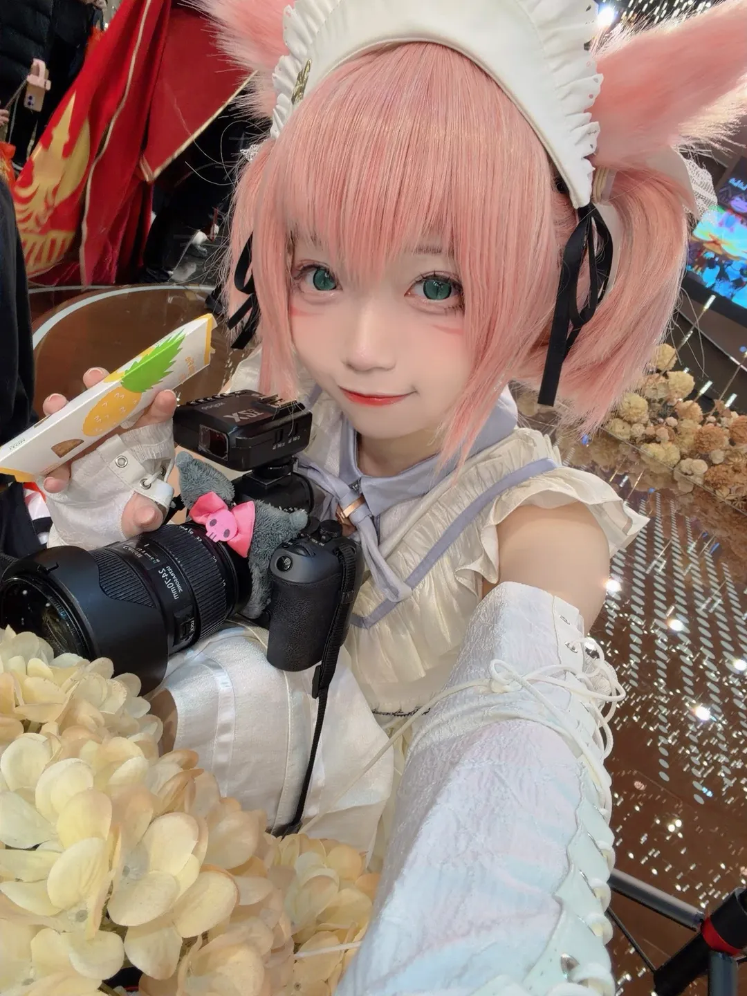 アニメイベントの服装, 二次元日常, 獣耳コスプレ, ファイナルファンタジーXIV, FF14 ミコッテのコスプレ - 1枚目