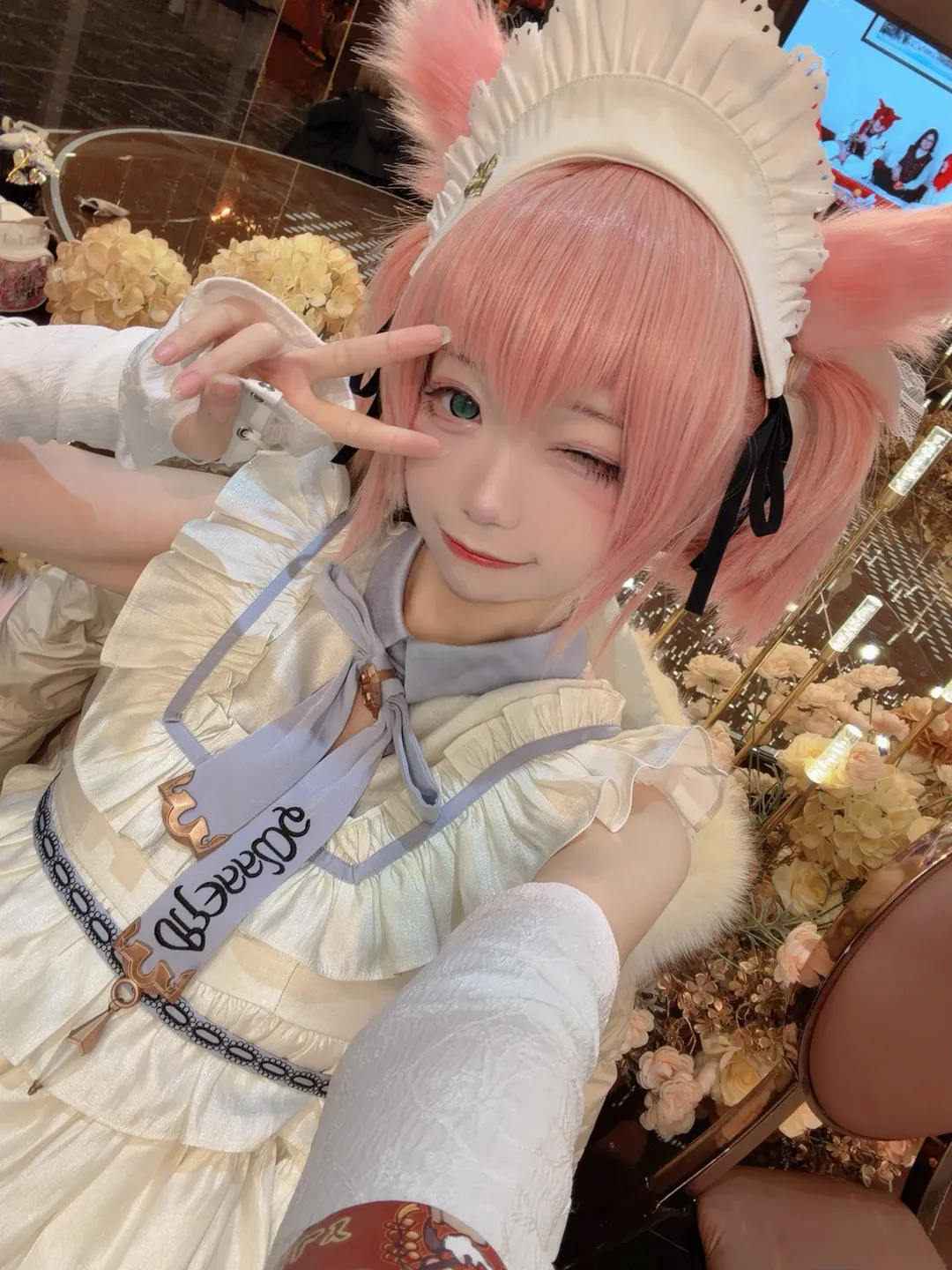 アニメイベントの服装, 二次元日常, 獣耳コスプレ, ファイナルファンタジーXIV, FF14 ミコッテのコスプレ - 2枚目