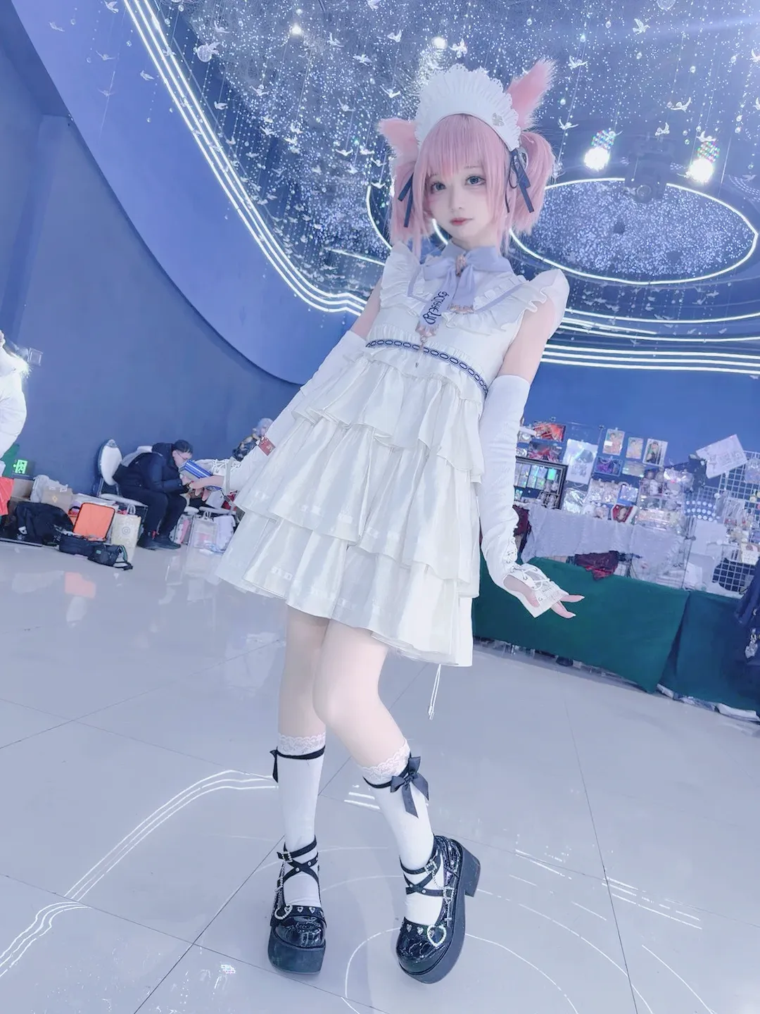 漫展穿搭, 二次元日常, 兽耳cosplay, 最终幻想14, ff14猫娘cos