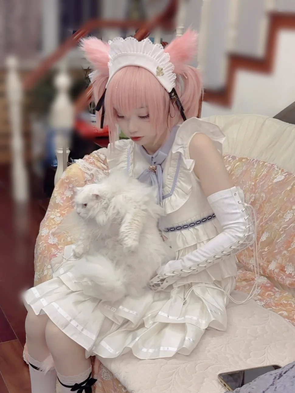 アニメイベントの服装, 二次元日常, 獣耳コスプレ, ファイナルファンタジーXIV, FF14 ミコッテのコスプレ - 6枚目