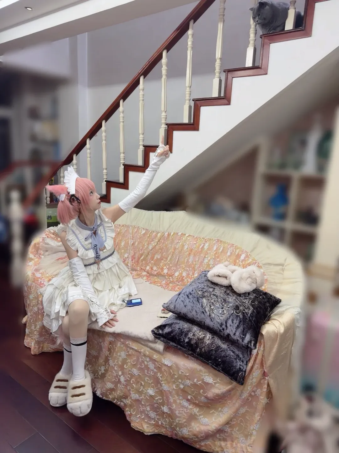アニメイベントの服装, 二次元日常, 獣耳コスプレ, ファイナルファンタジーXIV, FF14 ミコッテのコスプレ - 8枚目