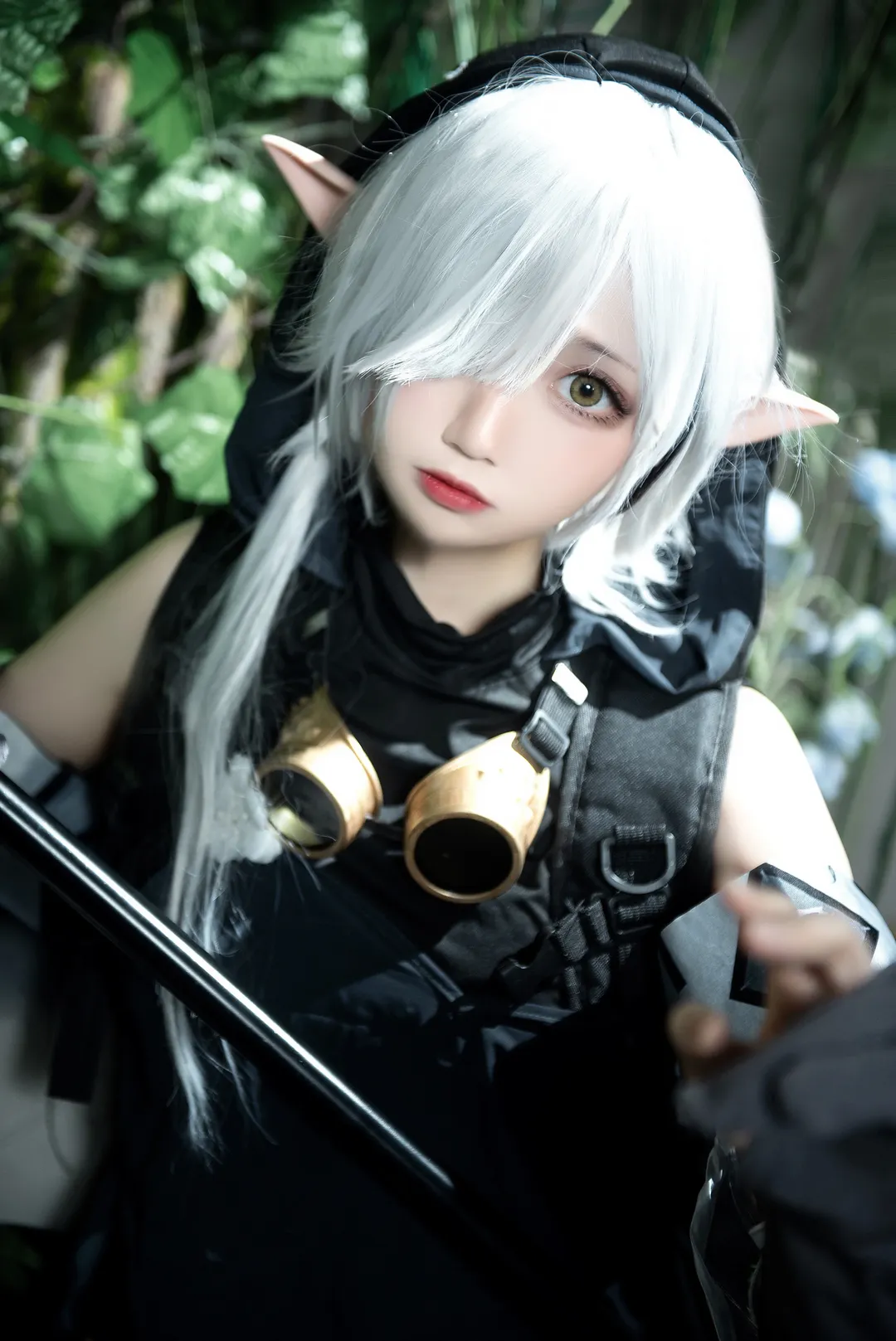 明日方舟, cosplay摄影, 森林外景, 精灵耳妆造, 特米米cos - 第8张