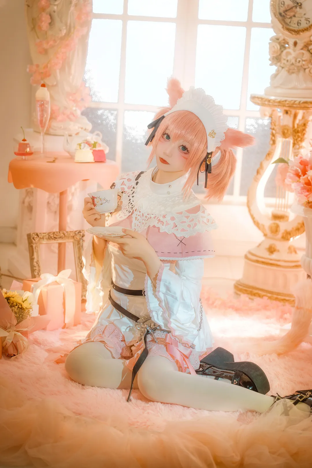 cosplay摄影, 最终幻想14, 白魔小猫cos, 猫娘Coser, 白魔法师 - 第10张