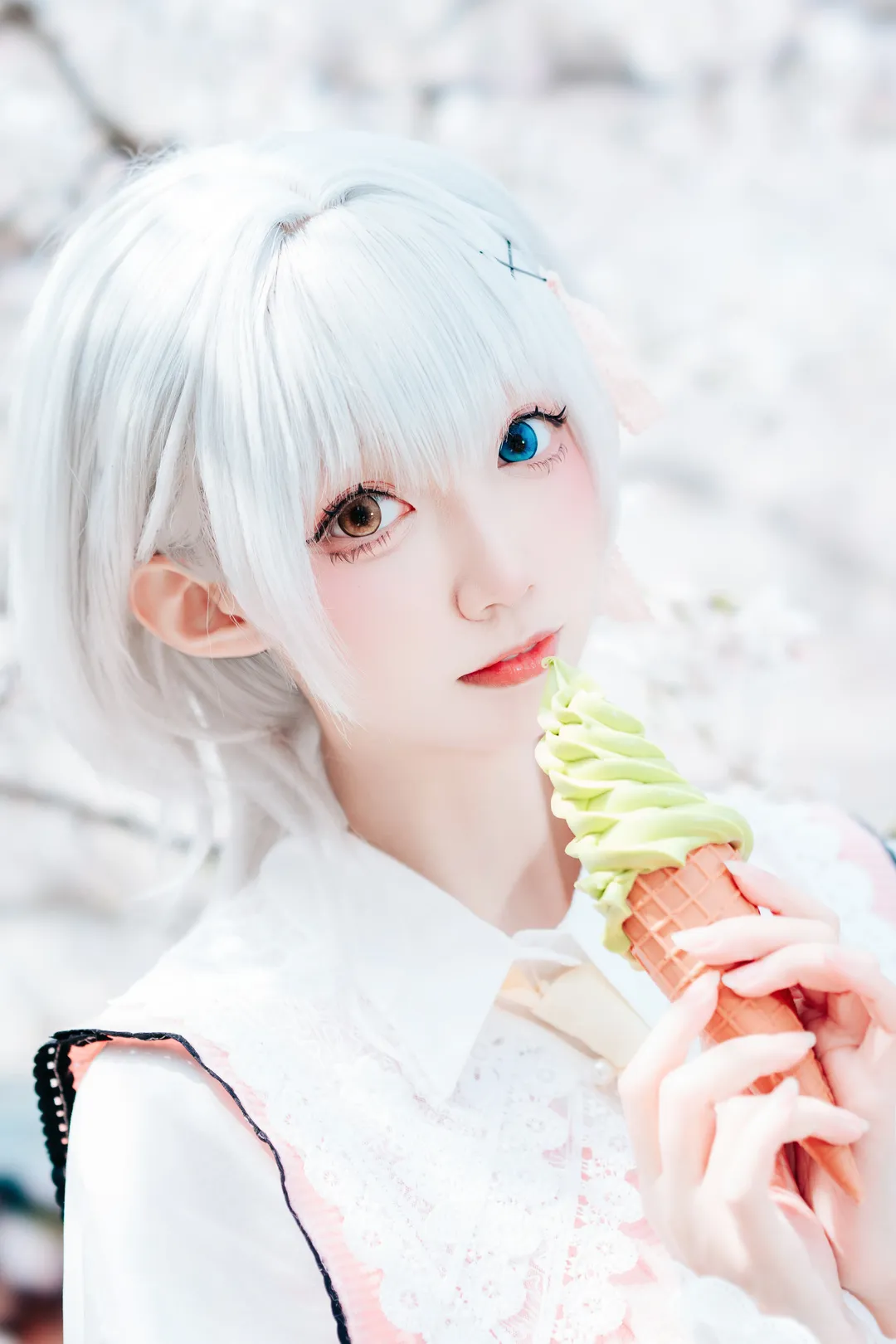 アウトドア撮影, コスプレコーディネート, 要楽奈コスプレ, 春の桜, バンドリ！ MyGO!!!!! - 10枚目