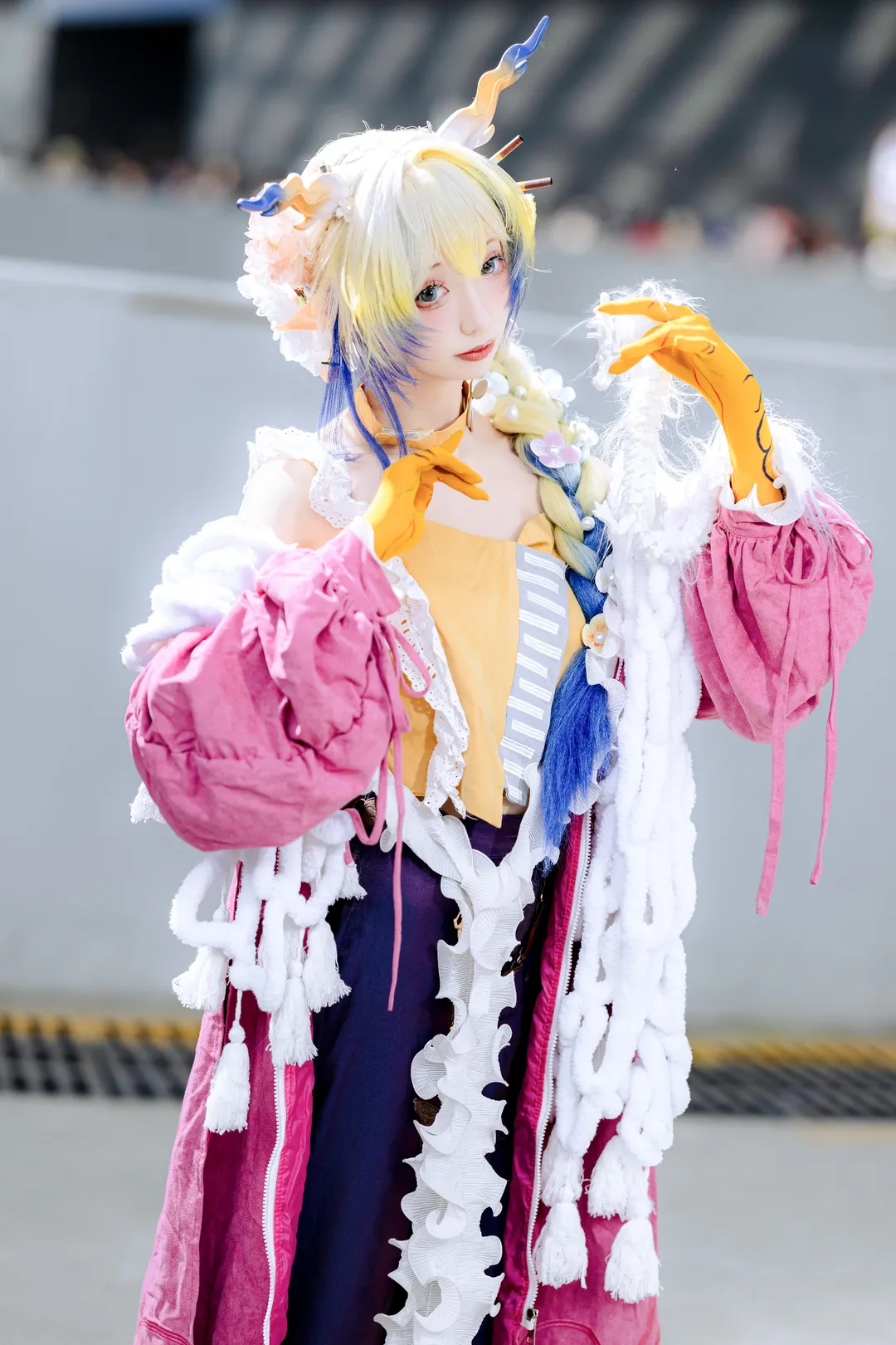 二次元撮影, シュウ コスプレ, アークナイツ, CP32 会場写真, 春日宴の衣装 - 5枚目