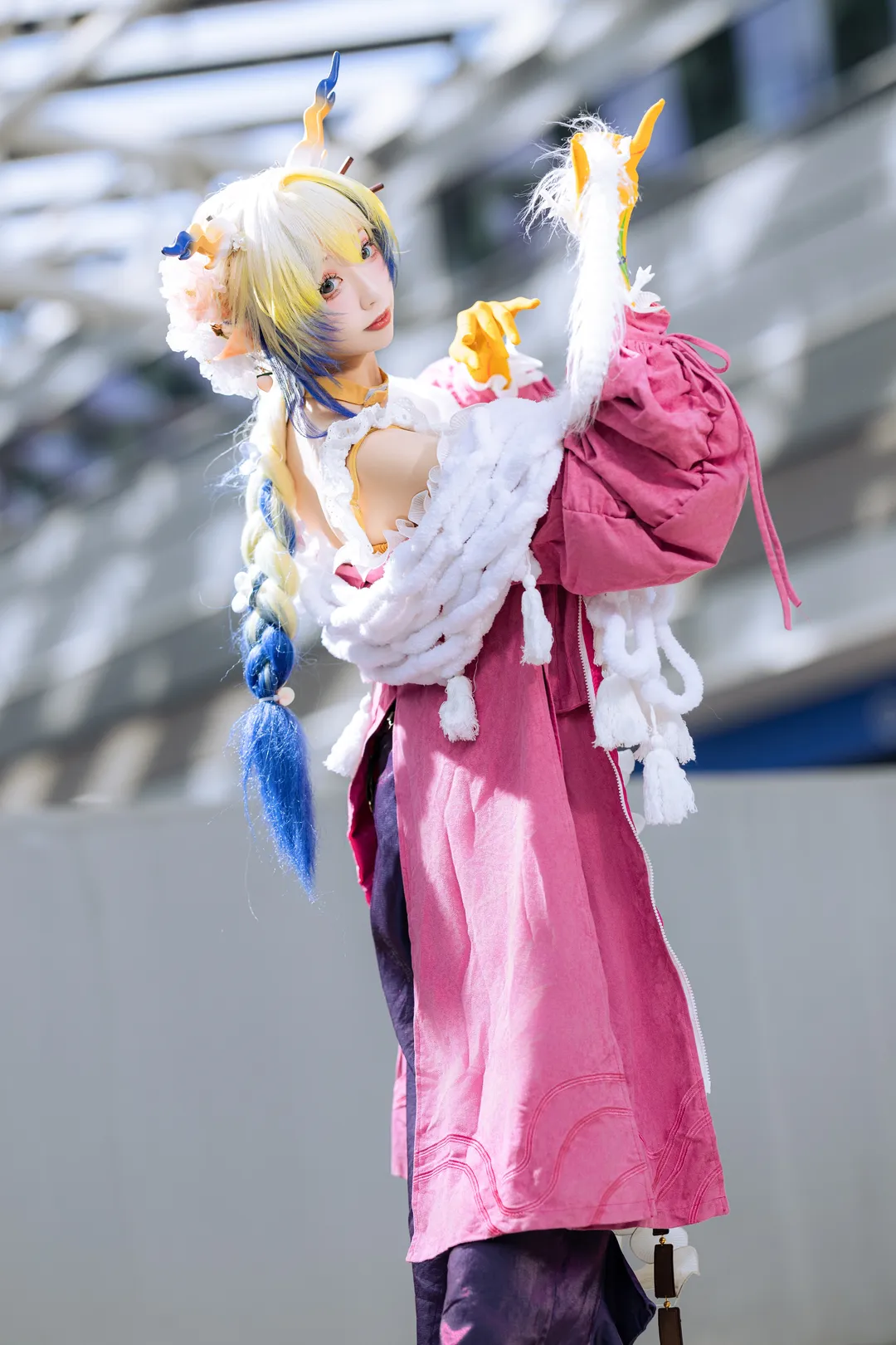二次元撮影, シュウ コスプレ, アークナイツ, CP32 会場写真, 春日宴の衣装 - 6枚目