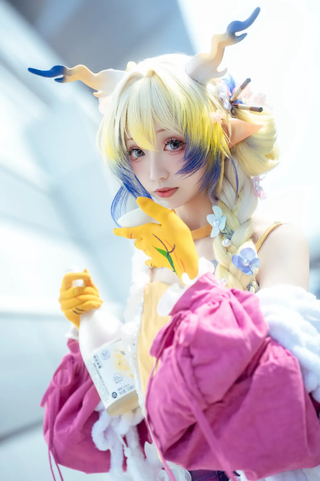 黍cos, 明日方舟, 假发造型, 春日宴, cosplay场照 - 第1张