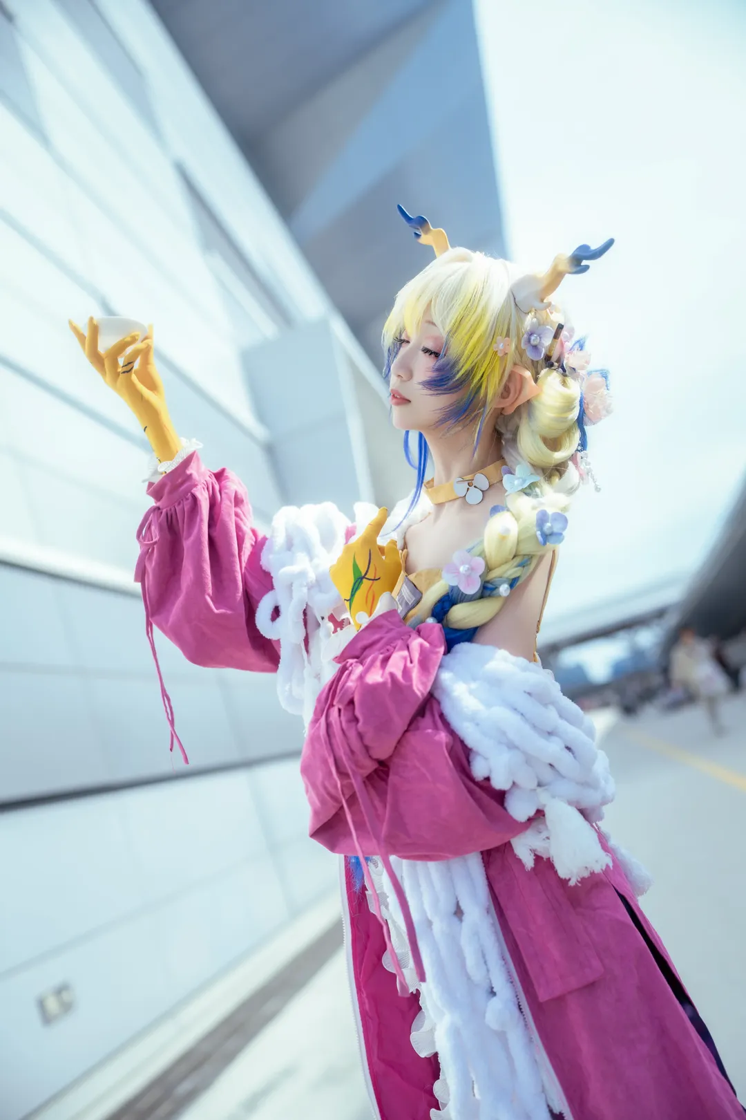 黍cos, 明日方舟, 假发造型, 春日宴, cosplay场照 - 第4张