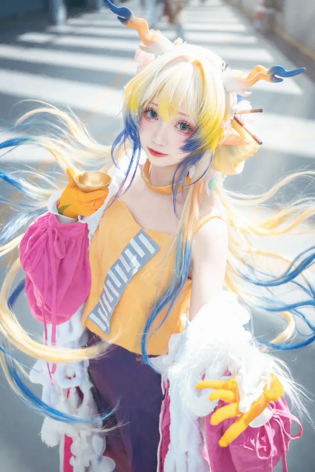 黍cos, 明日方舟, 假发造型, 春日宴, cosplay场照 - 第6张