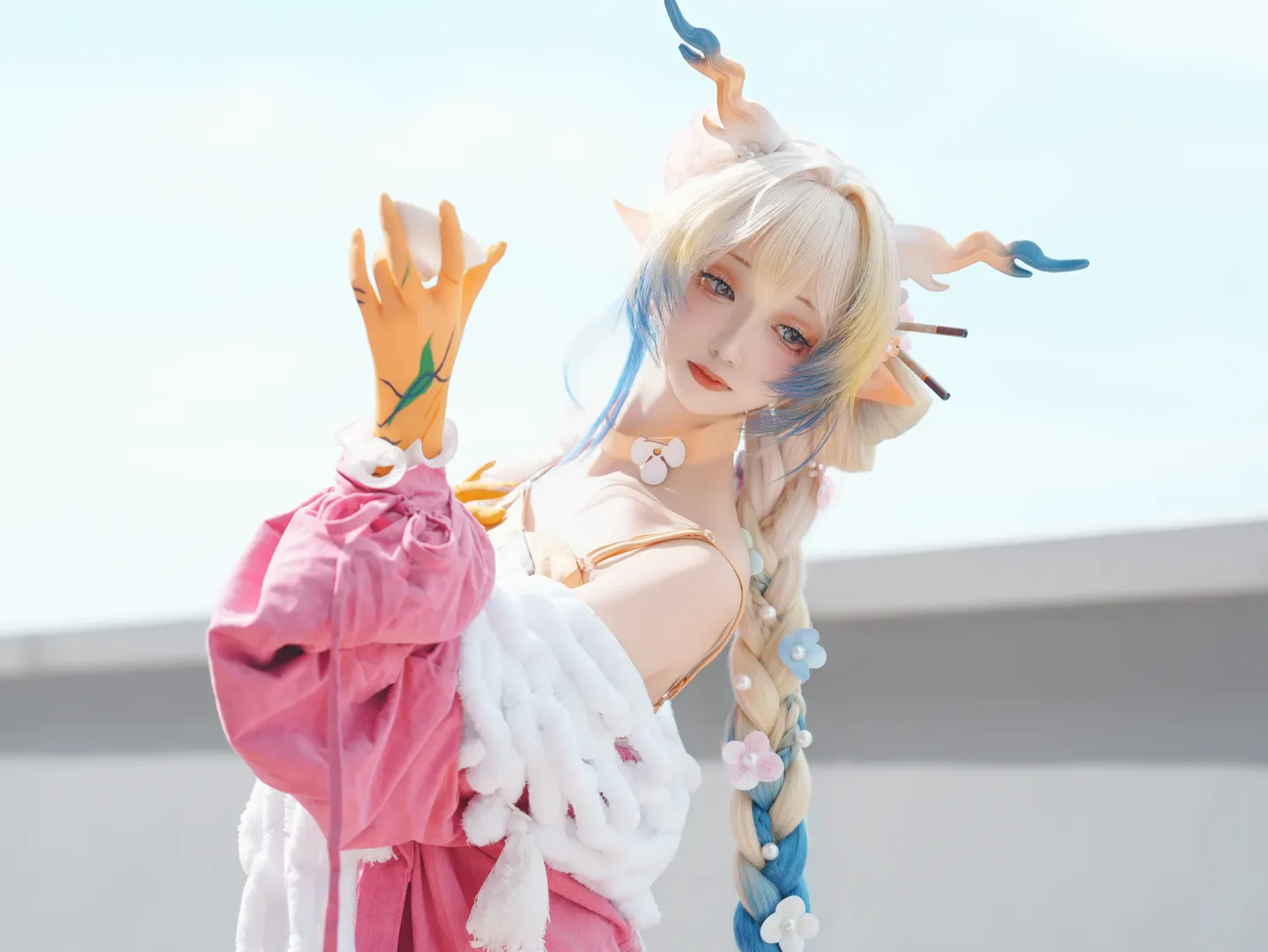黍cos, 明日方舟, 假发造型, 春日宴, cosplay场照 - 第7张