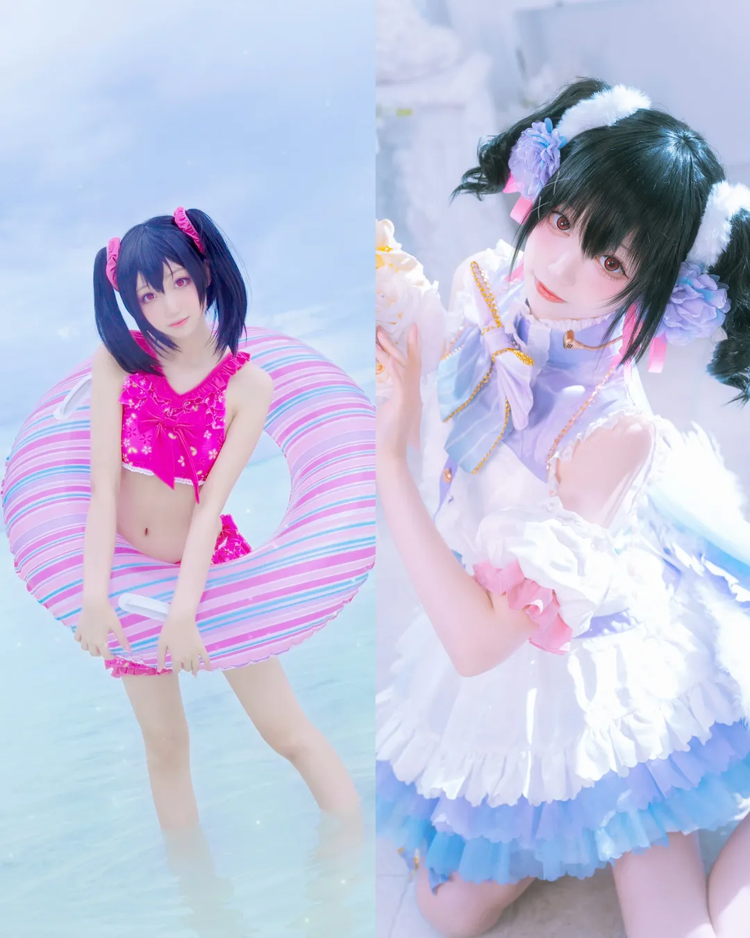 LoveLive, 缪斯, cosplay作品, 矢泽妮可cos, 白情觉醒 - 第1张