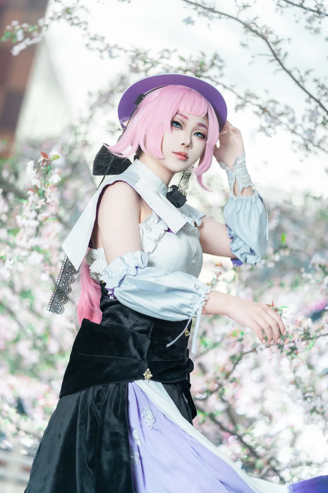 愛莉希雅cos, 崩壞3, 櫻花外景, cosplay分享, 正片記錄