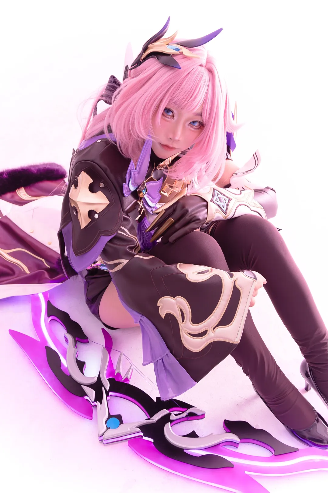 Elysia Cosplay, Honkai Impact 3rd, Anime cosplay, Cosplay photography, Pink hair cosplay