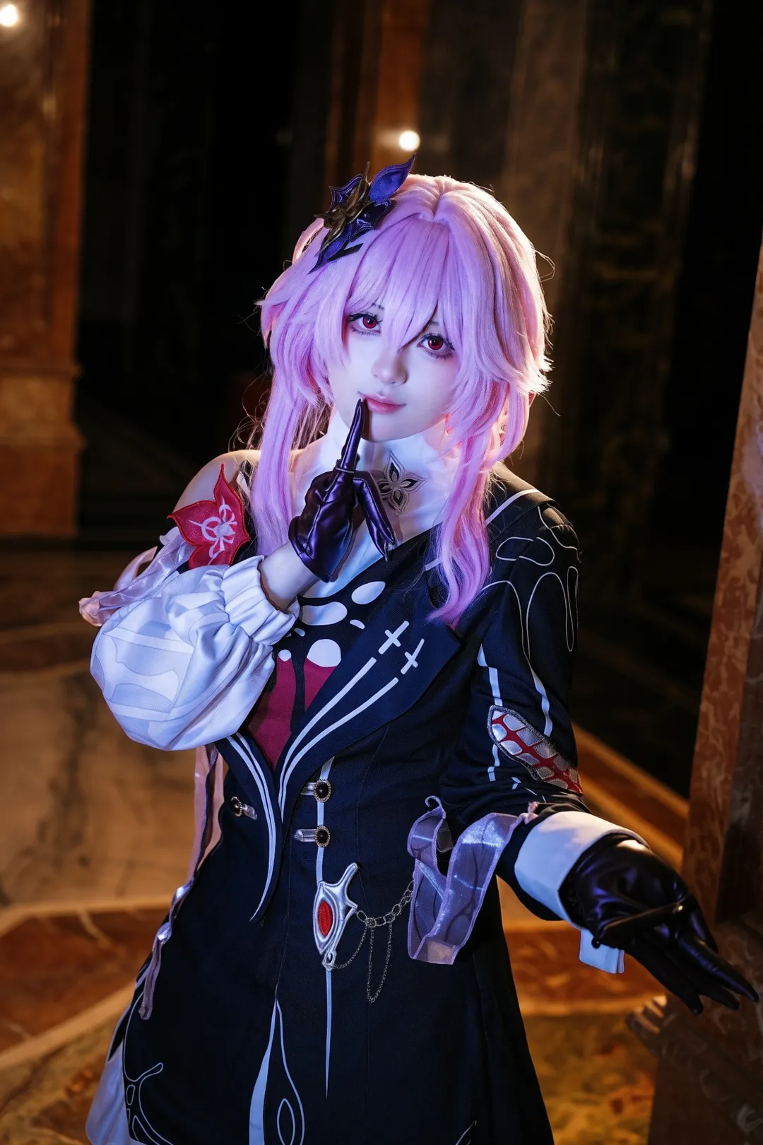 コスプレ, 崩壊：スターレイル, 長夜月コスプレ, 写真公開, 欧風ポートレート
