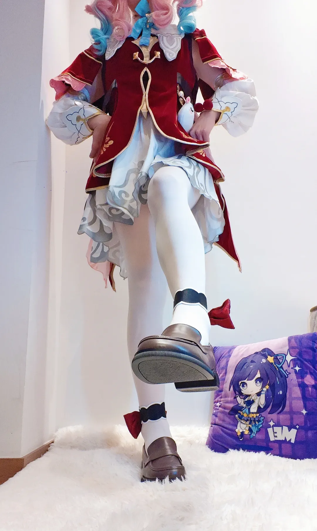 Honkai: Star Rail, Anime convention outfit, Anime cosplay, Hyacinthia cosplay, White thigh-highs outfit