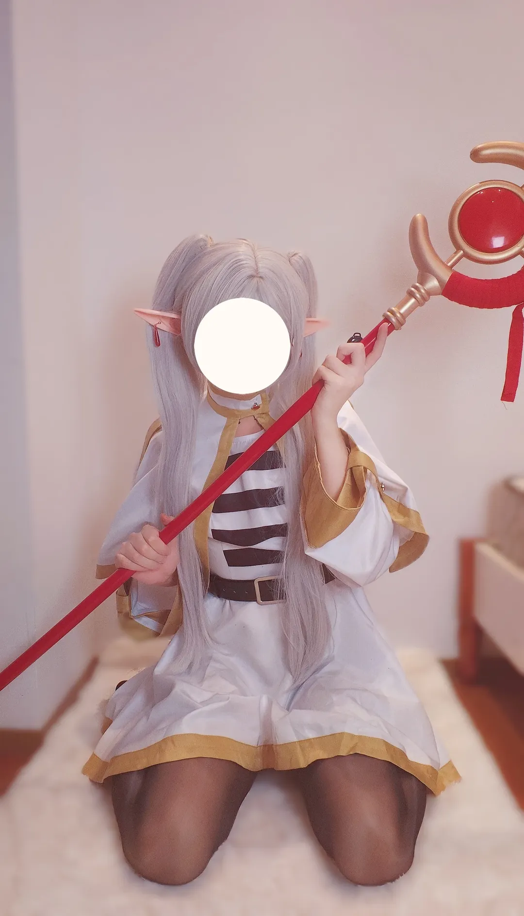 葬送的芙莉莲, 芙莉莲cos, cosplay穿搭, 动漫角色扮演, 银白双马尾 - 第6张