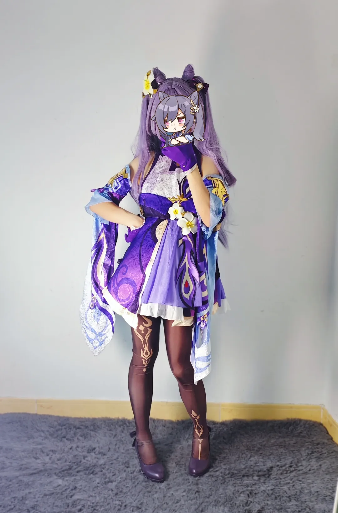 原神, 刻晴cos, cosplay摄影, 二次元穿搭, 牛杂