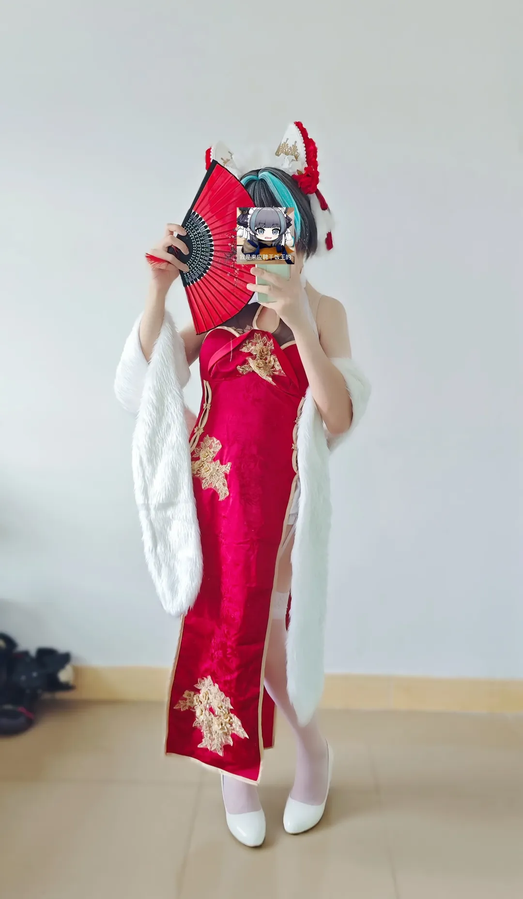 チェシャー コスプレ, アズールレーン, 二次元コスプレ, コスプレ日常, 新春チャイナドレス - 1枚目