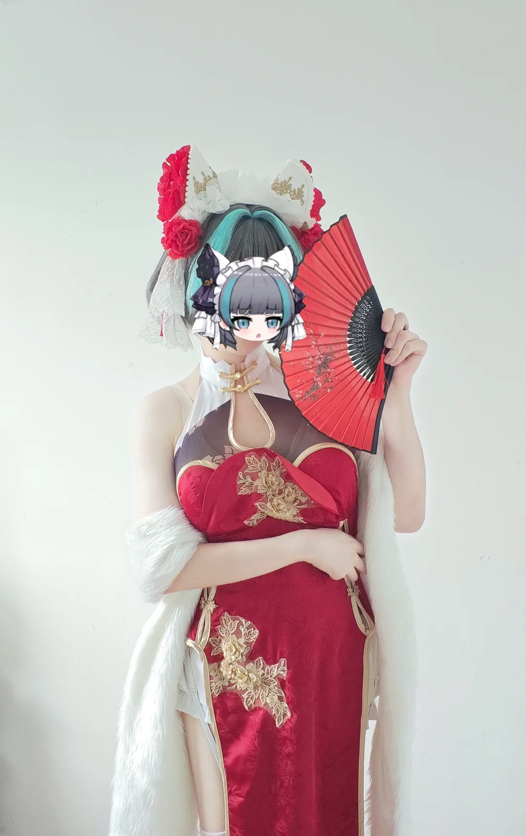 チェシャー コスプレ, アズールレーン, 二次元コスプレ, コスプレ日常, 新春チャイナドレス - 2枚目