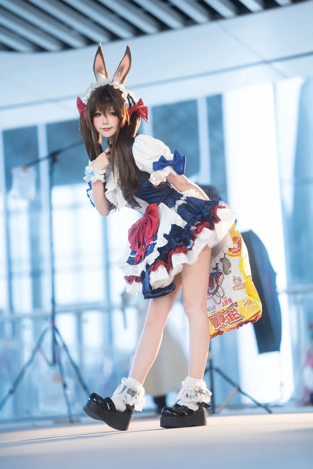 明日方舟, 阿米娅cos, 摄影写真, cp32漫展, 女仆装Coser