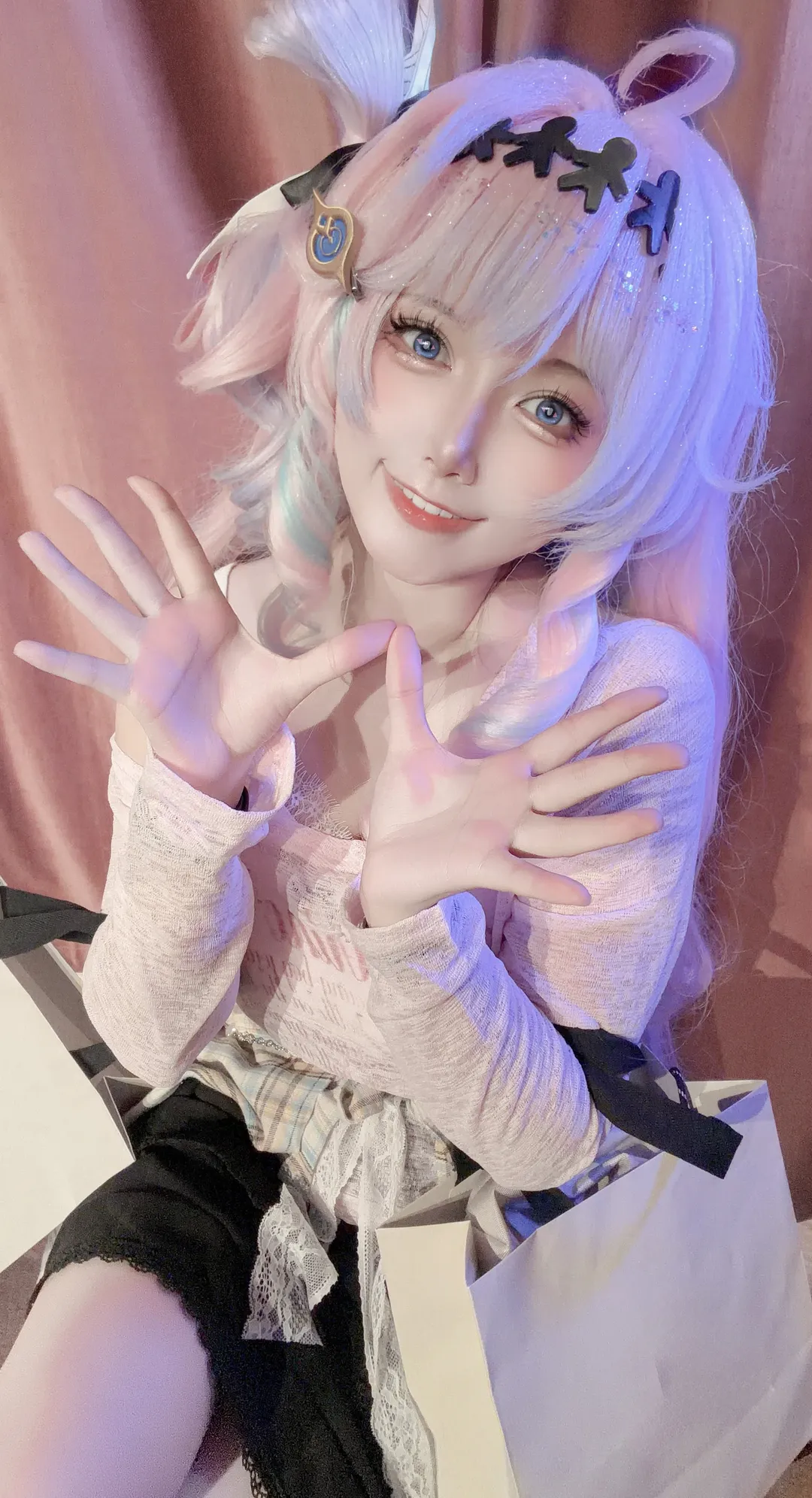 鸣潮, 达妮娅cos, Cosplay穿搭, 二次元妆造, 水蜜桃女孩 - 第3张