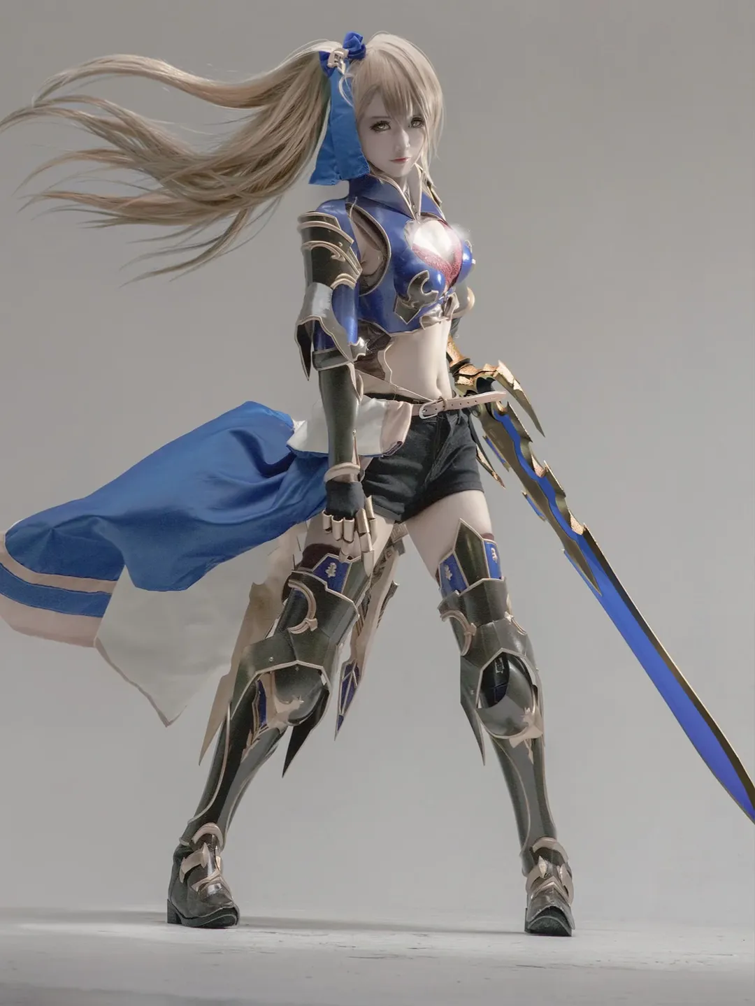 二次元cos, cosplay摄影, 贝阿朵莉丝cos, 碧蓝幻想relink, 轻甲长剑 - 第1张