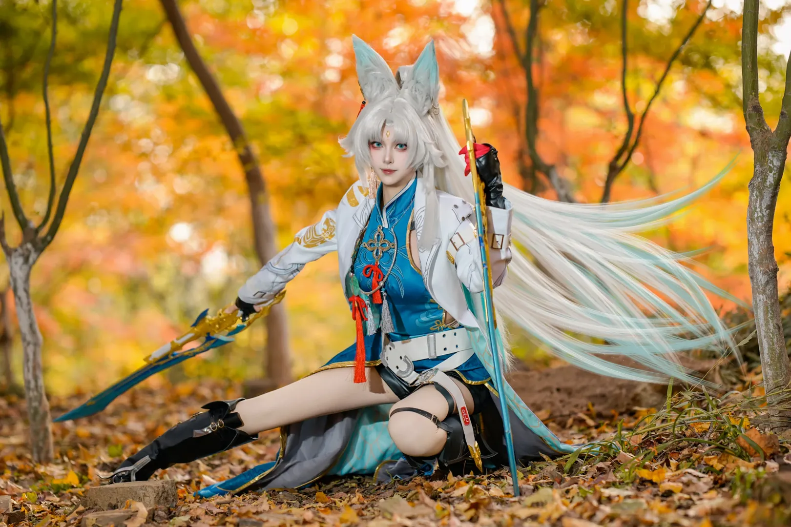 二次元摄影, 崩坏星穹铁道, 飞霄cos, 星铁cosplay, 秋日外景