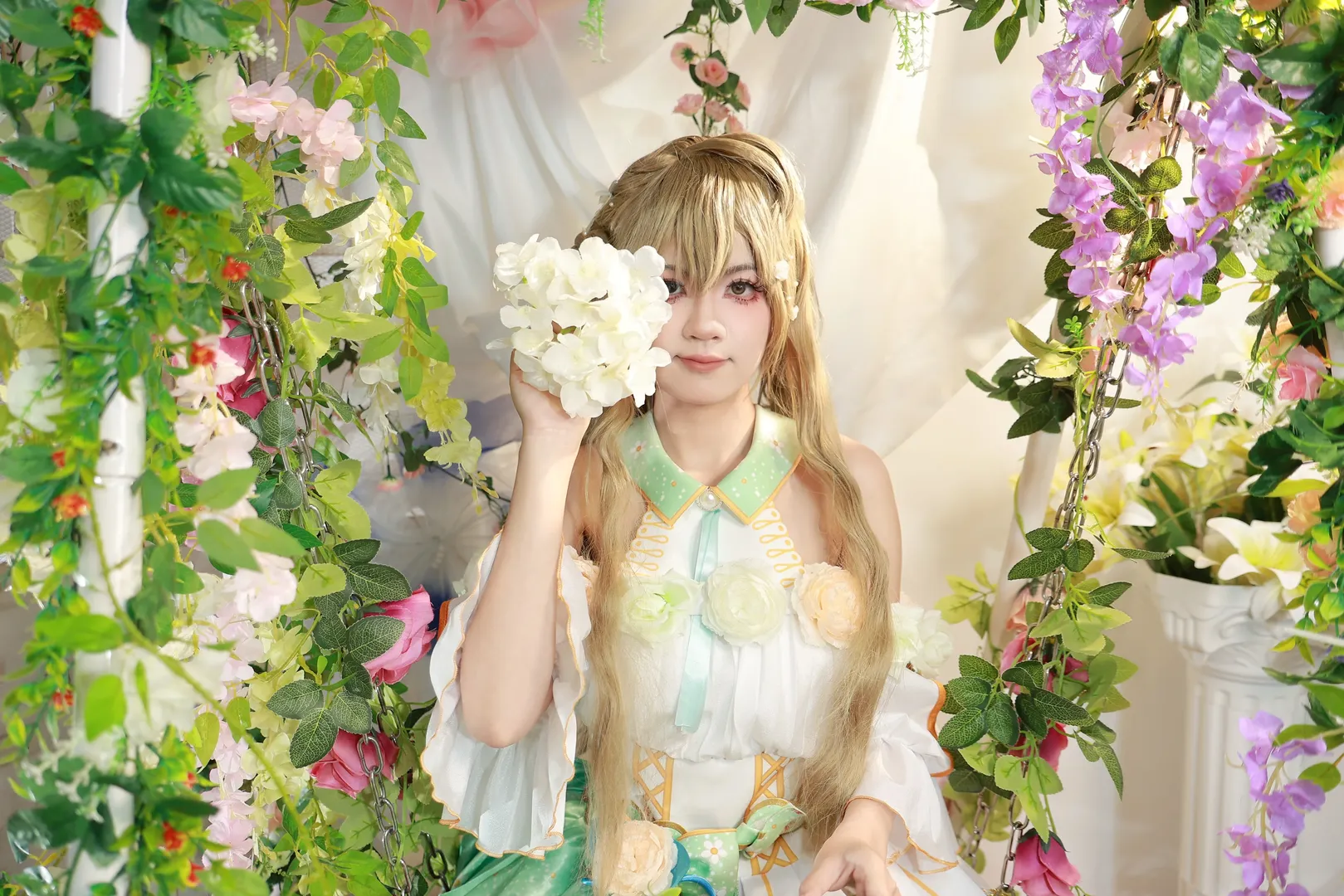 南小鸟cos, LoveLive, 二次元cos摄影, 缪斯cos, 南小鸟鲜花节 - 第1张