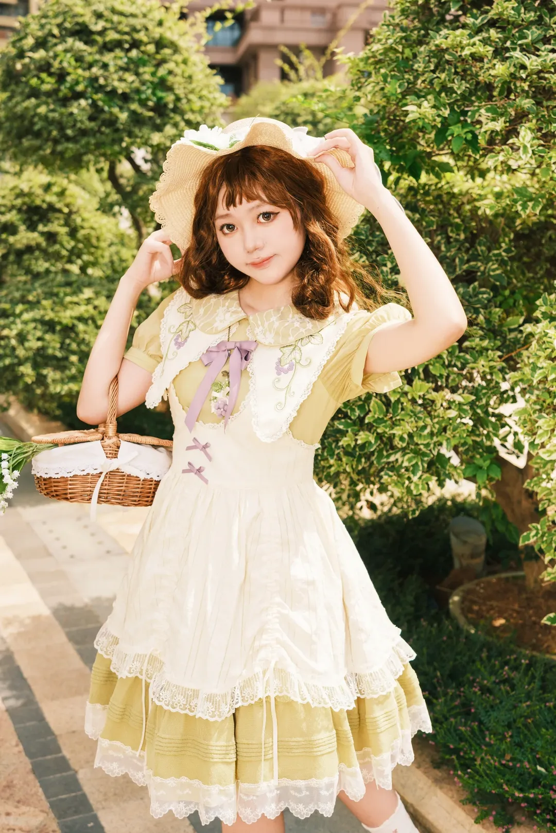 Japanese Lolita Fashion Photoshoot, Zhanjiang TFP photoshoot, Introvert vibe, Pastoral style girl, Creamy tone photography - Image 10