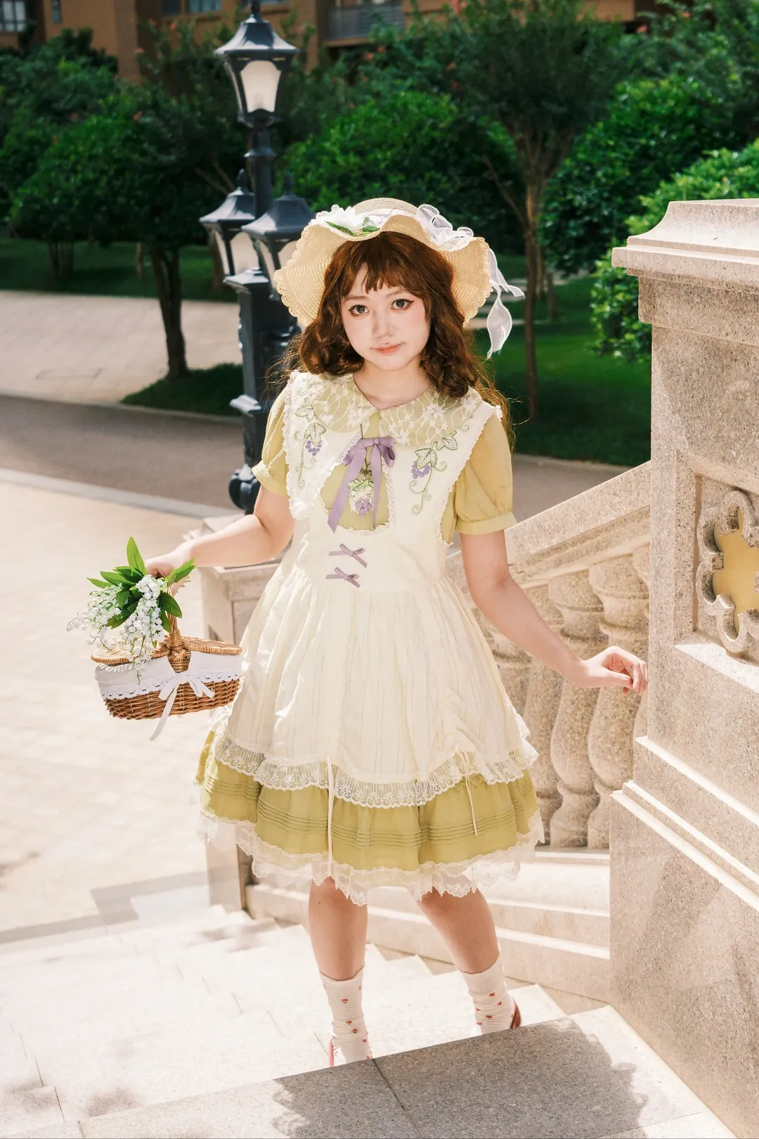 Japanese Lolita Fashion Photoshoot, Zhanjiang TFP photoshoot, Introvert vibe, Pastoral style girl, Creamy tone photography - Image 11
