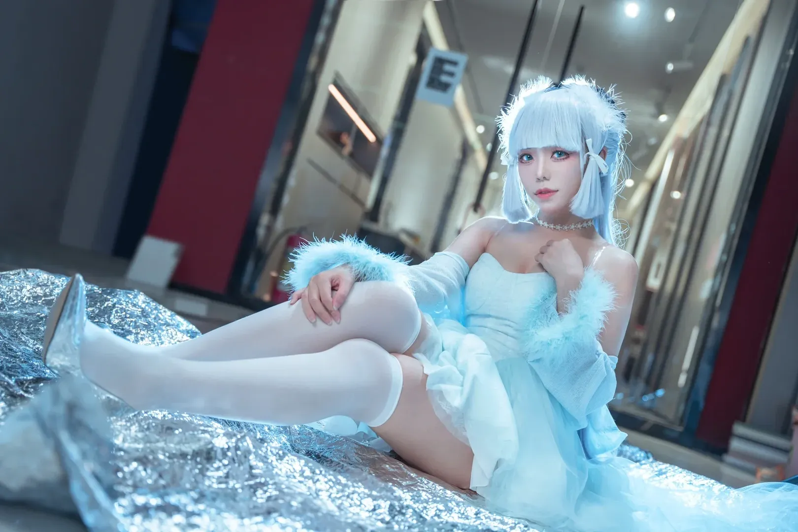 二次元, 原神, cosplay, 漫展返圖, 神裡綾華cos