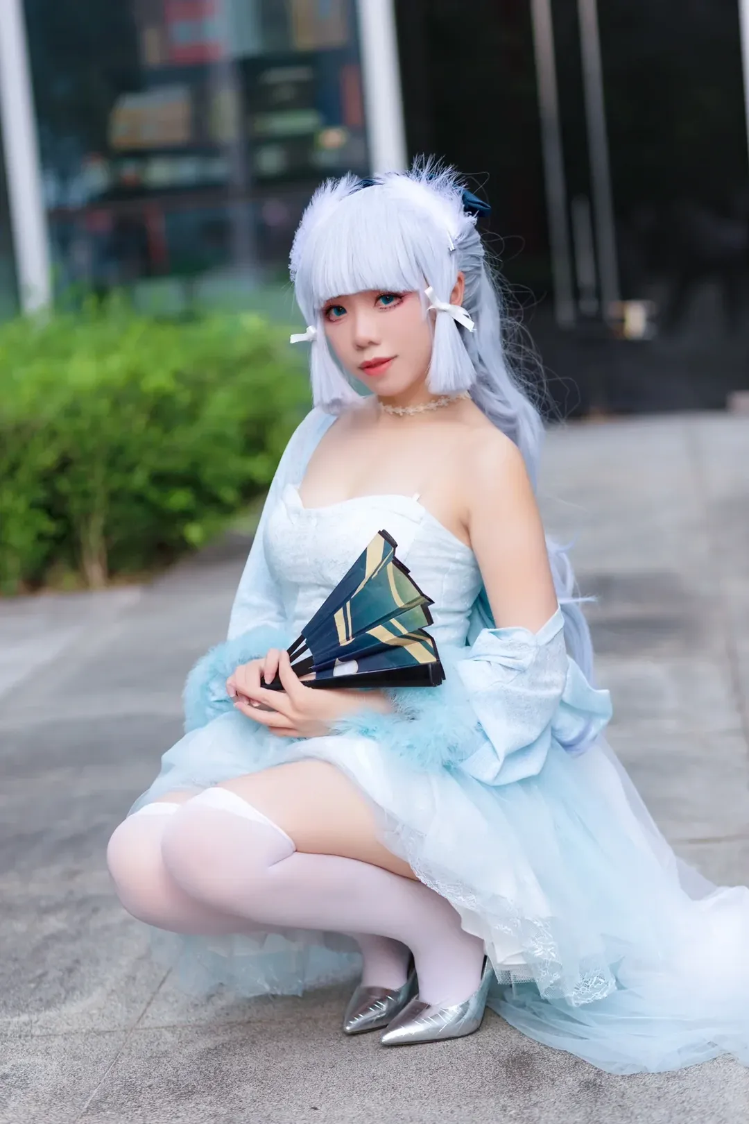 二次元, 原神, cosplay, 神里绫华cos, 神里绫华礼服 - 第8张